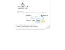 Tablet Screenshot of kov.theleela.com