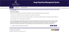 Desktop Screenshot of images.theleela.com