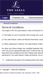 Mobile Screenshot of images.theleela.com